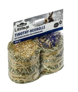 Dehner Lieblinge Timothy-Heurolle mit Ringelblume & Kornblume, 200 g