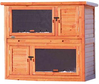 Trixie Natura Kleintierstall mit Wärmedämmung, ca. B116/H113/T65 cm