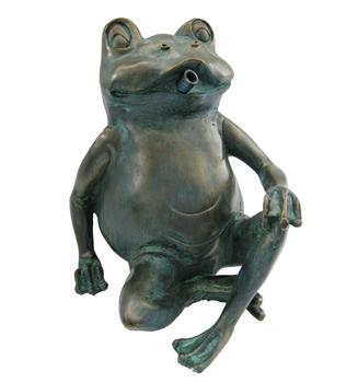 Ubbink Polystone-Wasserspeier Frosch, ca. B20/H23/T15 cm