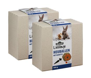 Dehner Lieblinge Heuballen im Karton, 2 x 400 g