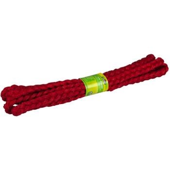 3 x Dehner Winterschutz Jute-Kordel, Rot - Naturmaterial - Mindestbestellmenge: 3 Stk.