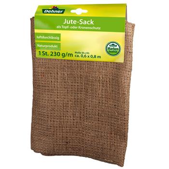 Dehner Winterschutz Jute-Sack, ca. B60/H80 cm, Hellbraun - Naturmaterial
