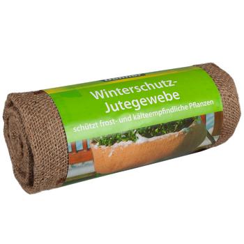 Dehner Winterschutz-Jutegewebe mit Dekor, ca. L300/B105 cm, Natur - Naturmaterial