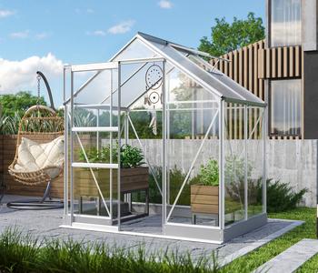 Vitavia Gewächshaus Pontos 2500, ESG/HKP, inkl. Fundament