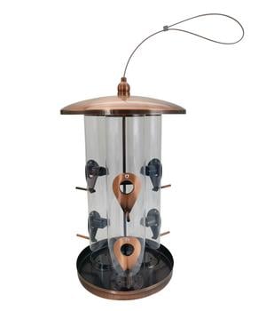 Dehner Natura Premium Futterspender Messina, Kupfer - Metall