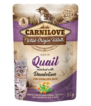 Carnilove Nassfutter für Katzen Wild-Origin Fillets Adult, 85 g