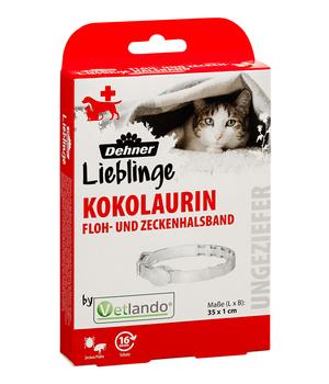Dehner Lieblinge Kokolaurin Floh- und Zeckenhalsband Katze