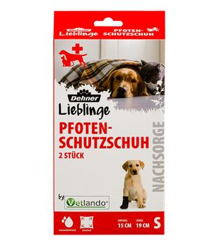 Dehner Lieblinge Hundebekleidung Pfotenschutzschuhe, Schwarz - Neopren, Vinyl