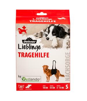 Dehner Lieblinge Tragehilfe für Hunde, Schwarz - Polyester