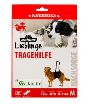 Dehner Lieblinge Tragehilfe für Hunde, Schwarz - Polyester