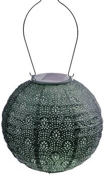 Lumiz Solar-Lampion Round Fan, ca. Ø20/H18 cm, Grün - Kunststoff