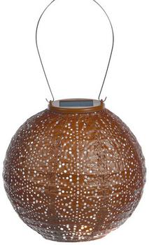 Lumiz Solar-Lampion Round Sashiko Copper, ca. Ø20/H18 cm
