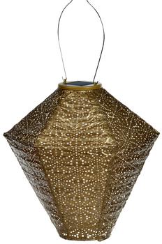 Lumiz Solar-Lampion Diamond Sashiko, ca. Ø28/H28 cm, Gold - Kunststoff
