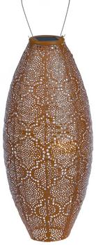 Lumiz Solar-Lampion Long Oval Bazaar, ca. Ø20/H45 cm, Kupfer - Kunststoff