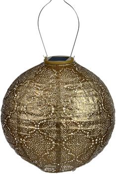 Lumiz Solar-Lampion Round Bazaar, ca. Ø30/H29 cm, Gold - Kunststoff