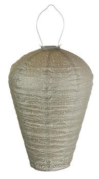Lumiz Solar-Lampion Balloon XL, ca. Ø35/H50 cm, Taupe - Kunststoff