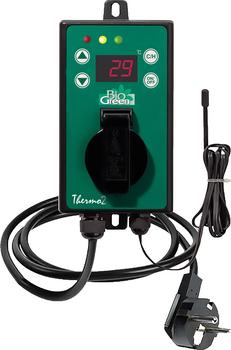 Bio Green Digitalthermostat, Grün, Schwarz - Kunststoff