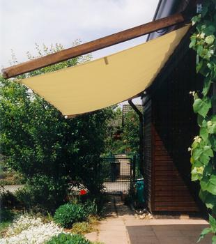 Peddy Shield Sonnensegel, rechteckig, ca. B270/T140 cm, Beige - Polyester