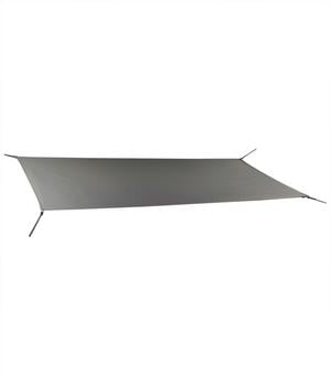 Peddy Shield Sonnensegel, wasserabweisend, rechteckig, ca. B270/T140 cm, Hellgrau - Polyester