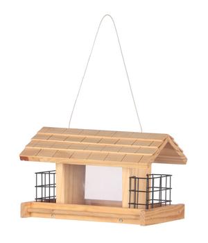 Dehner Natura Premium Futterhaus Aosta, ca. B28/H17,5/T19 cm