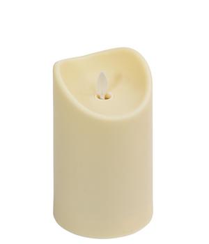 Dehner LED-Outdoor-Kerze, creme, warmweiß