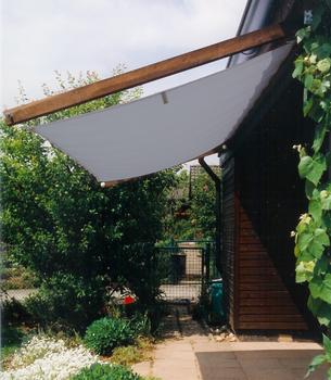 Peddy Shield Sonnensegel, rechteckig, ca. B270/T140 cm, Grau - Polyester