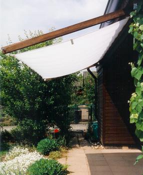 Peddy Shield Sonnensegel, rechteckig, ca. B330/T200 cm, Weiß - Polyester