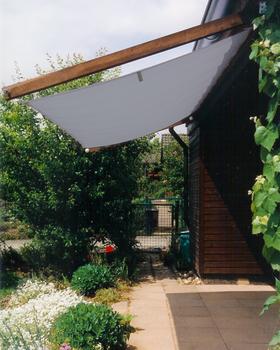 Peddy Shield Sonnensegel, rechteckig, ca. B330/T200 cm, Grau - Polyester