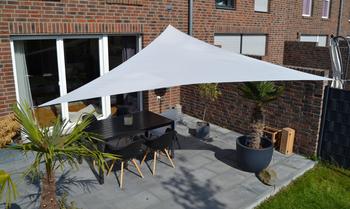 Floracord Sonnensegel, dreieckig, ca. B460/T460 cm, Grau - Polyester
