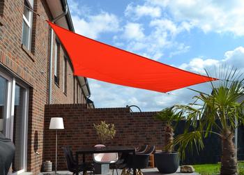 Floracord Sonnensegel, rechteckig, ca. B400/T300 cm, Orange - Polyester