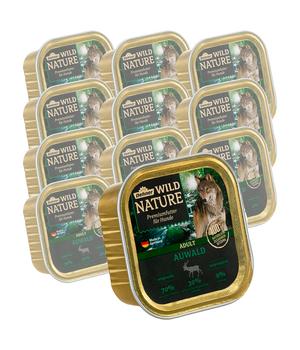 Dehner Wild Nature Nassfutter für Hunde Auwald Adult, 11 x 150 g