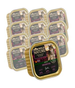 Dehner Wild Nature Nassfutter für Hunde Heidetal Adult, 11 x 150 g