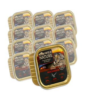 Dehner Wild Nature Nassfutter für Hunde Hochmoor Senior, 11 x 150 g