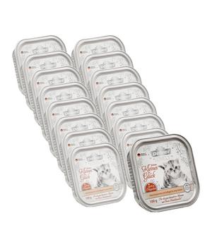 Dehner Premium Lovely Nassfutter für Katzen Kitten Kleines Glück, 16 x 100 g