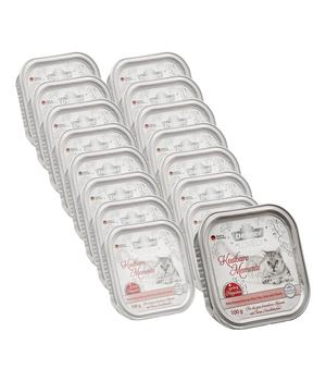 Dehner Premium Lovely Nassfutter für Katzen Kostbare Momente, 16 x 100 g