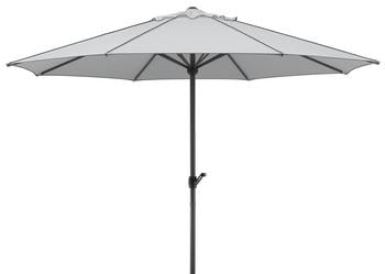 Schneider Sonnenschirm Adria, rund, ca. Ø350 cm, Grau - Polyester / Aluminium Stahl