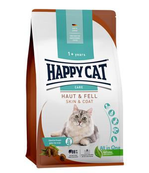 Happy Cat Trockenfutter für Katzen Care Haut & Fell