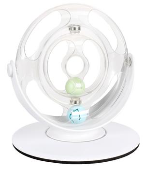 Flamingo Katzenspielzeug Rotierendes Rad Dita, weiß, ca. Ø26/H27,5 cm