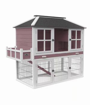 Dehner Lieblinge Nagerheim Palazzo, rotbraun, ca. B145/H121/T72 cm