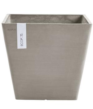 Ecopots Kunststoff-Topf Rotterdam, quadratisch