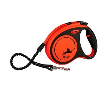 flexi® Hundeleine Gurt-Leine XTREME, M, schwarz/orange, 5 m