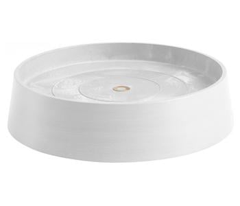 Ecopots Kunststoff-Untersetzer Oslo, rund, mit Rollen
