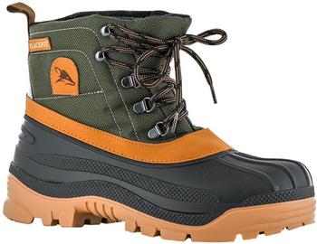 AJS Winterschuh Howson, Grün - Kunstfell / Kunststoff Nylon