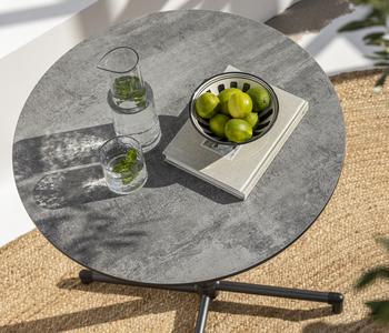 Dehner Klapptisch Capri, rund, ca. Ø70/H74 cm