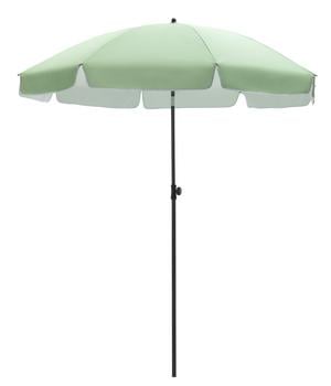 Dehner Schirm Jupiter, rund, ca. Ø180 cm, Hellgrün - Aluminium / Polyester