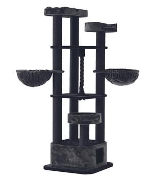 Nobby Kratzbaum Musan, schwarz, dunkelgrau, ca. B70/H203/T70 cm