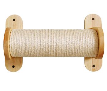 Nobby Wandelement Sisalstamm So, creme, ca. B28/H20/T14 cm, Creme / Hellbraun - Holz Sisal