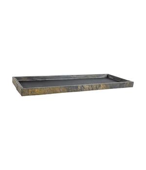 Climaqua Schiefer-Untersetzer Tray, rechteckig, Hellbraun - Schiefer