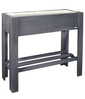 Wagner Holz-Hochbeet GreenBOX light, ca. B83/H70/T34,5 cm, Grau - Holz