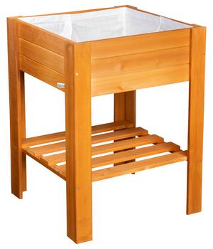 Wagner Holz-Hochbeet GreenBOX light, ca. B53,5/H70/T53,5 cm, Braun - Holz